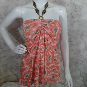 Tommy Bahama Floral Halter Tank Top - Small